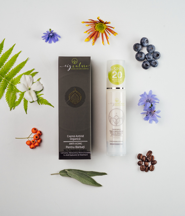 Cremă Antirid Hidratantă și Restructurantă pt Bărbați