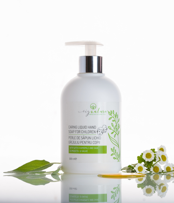 Knusprige Flüssigseife mit Kamille und Salbei für Kinder - 500 ml