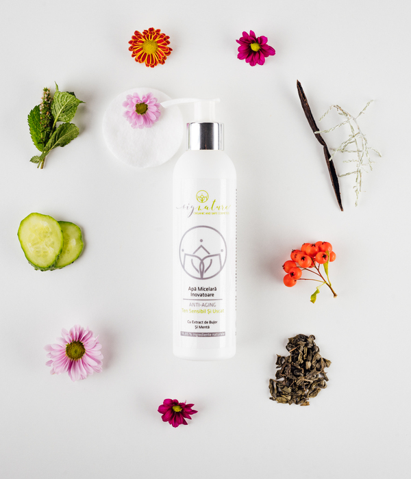 Apă Micelară Inovatoare - ten sensibil și uscat